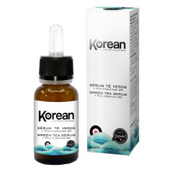 Serum facial coreano con té verde