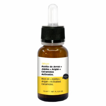 SÉRUM NUTRIR – Aceite de Arroz + Jojoba + Argán + Ceramidas (15ml)