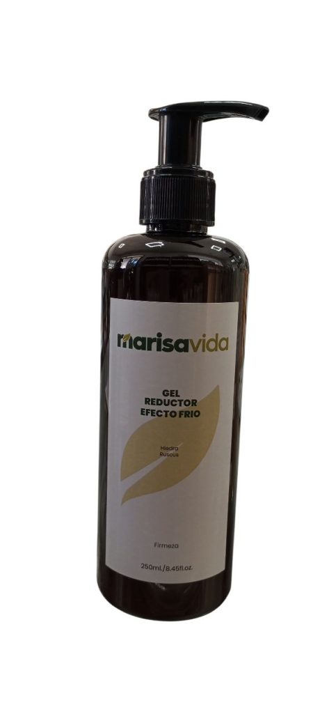 Gel corporal reductor efecto frío