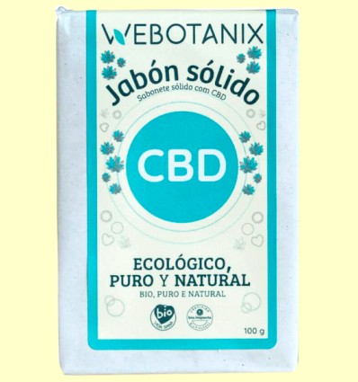 Jabón CBD Sólido Bio WeBotanix