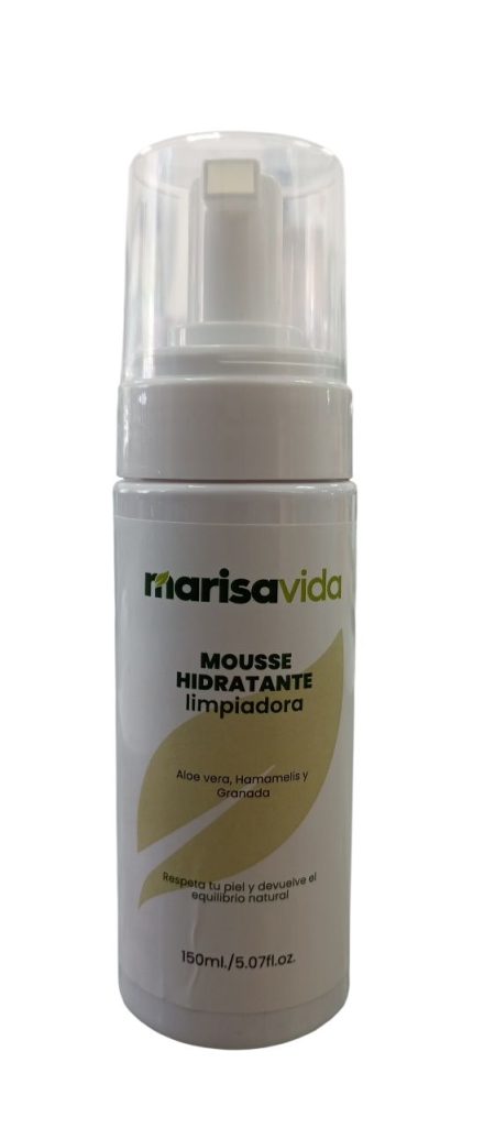 Mousse hidratante limpiadora
